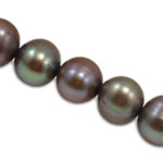 Круглые бусины из искусственного пресноводного жемчуга, Пресноводные жемчуги, Круглая, натуральный, Оценка, 7-8mm, отверстие:Приблизительно 0.8mm, длина:15.5 дюймовый, продается Strand