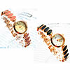 Мода Часы браслет, цинковый сплав, с Стеклянный, Другое покрытие, Женский & эмаль & со стразами, Много цветов для выбора, 23mm, длина:Приблизительно 5.7 дюймовый, продается PC