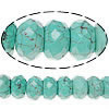 Dyed Natural Turquoise Beads, Round & faceted, blue Approx 1mm Approx 15.5 Inch 
