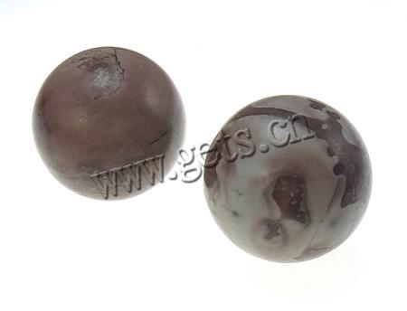 Chinese Painting Stone Bead, Round, more sizes for choice & no hole, Sold By PC