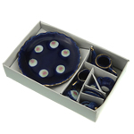 磁器の装飾, 磁器, 花のパターンを持つ, ブルー, 13-69mm, 売り手 セット