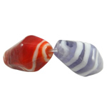 Perles murano plaquées, chalumeau, Bicône, Placage, plus de couleurs à choisir Environ 1.5mm Vendu par sac