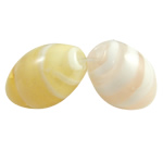 Plattierte Lampwork Perlen, oval, keine, 10x14mm, Bohrung:ca. 2mm, 1000PCs/Tasche, verkauft von Tasche