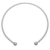 Collar Gargantilla Moda, acero inoxidable, color original, 4.2mm, 10mm, longitud:aproximado 15 Inch, Vendido por UD