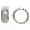 Sägeschnitt Edelstahl Closed Sprung-Ring, Kreisring, originale Farbe, 7x7x2.8mm, 5000PCs/Tasche, verkauft von Tasche
