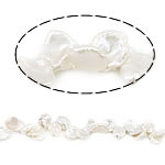 Reborn Cultured Freshwater Pearl Beads, Nuggets, natural, white, Grade AAA, 9-10mm Approx 0.8mm .5 Inch 