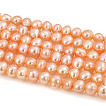 Potato Cultured Freshwater Pearl Beads, natural, pink, Grade AA, 4.5-5mm Approx 0.8mm .5 Inch 