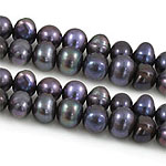 Potato Cultured Freshwater Pearl Beads, natural, dark purple, Grade AA, 6-7mm Approx 0.8mm .5 Inch 