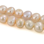 Perles nacres baroques de culture d'eau douce , perle d'eau douce cultivée, naturel, rose, Niveau AA, 6-7mm Environ 0.8mm .5 pouce, Vendu par brin