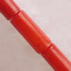 Natural Coral Beads, Tube, red, Grade AAA Inch, Approx  