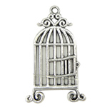 Zinc Alloy Tool Pendants, Cage, plated Approx 1mm 