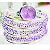 Cuff Bangle Watch, Zinc Alloy, with Glass, platinum color plated, enamel 23mm 