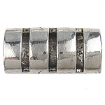 Abalorios de Aleación de Zinc Tubo, chapado, más colores para la opción, 28x14x11mm, agujero:aproximado 10x8mm, Vendido por UD