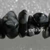 Gemstone Chips, Snowflake Obsidian, 5-8mm Inch 