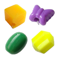 Solid Color Plastic Beads