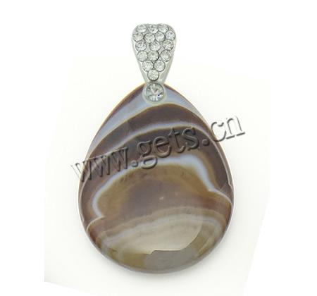 Brass Pinch Bail, Teardrop, plated, more colors for choice, lead & cadmium free, 15x8mm, Length:42 , Sold By PC