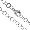 Cadena del collar de acero inoxidable, diverso tamaño para la opción & cadena Rolo, color original, longitud:aproximado 18 Inch, Vendido por Sarta