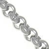 Stainless Steel Rolo Chain original color, Approx 
