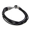 Cowhide Bracelets, 316 stainless steel clasp & multi-strand 2mm 