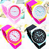 Women Wrist Watch, Zinc Alloy, with Glass & Silicone, stoving varnish, for children 40mm, 22mm Approx 8.6 Inch 
