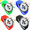 Bracelets de montre pour femmes, alliage de zinc, avec verre & silicone, Placage, plus de couleurs à choisir, 41mm, 18mm Environ 8.8 pouce, Vendu par PC