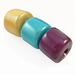 Perles de miracle en plastique, tube, plus de couleurs à choisir, 8mm, Environ Vendu par sac