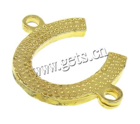 Rhinestone Zinc Alloy Connector, Letter C, plated, Customized & with rhinestone & 1/1 loop, more colors for choice, 23x21x3.5mm, Hole:Approx 2.5mm, Sold By PC