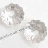 Messing Perlenkappe, Blume, plattiert, keine, 10mm, verkauft von PC