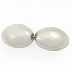 Wunder-Kunststoff-Perlen, Kunststoff, oval, traumhaft, keine, Grade A, 9x14mm, Bohrung:ca. 2mm, 750PCs/Tasche, verkauft von Tasche