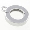 серебряный бисер кулона, Серебро 925 пробы, Кольцевая форма, Другое покрытие, Много цветов для выбора отверстие:Приблизительно 1.2mm, продается PC