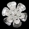 Sterling Silver Flower Pendants, 925 Sterling Silver, plated Approx 2.2mm 