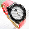Bracelets de montre pour femmes, alliage de zinc, avec cuir PU & verre, Placage, avec strass, 40mm, 20mm Environ 8.6 pouce, Vendu par PC
