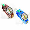 Uhrenarmbänder für Kinder, Zinklegierung, mit Glas & Silikon, Platinfarbe platiniert, Cartoon-Muster, keine, 28mm, 14mm, Länge:ca. 7.5 ZollInch, verkauft von PC