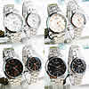 Couple Watch Bracelets, Zinc Alloy, with Glass, plated, for couple 33mm, 39mm, 15-19mm .8 Inch,  8.5 Inch 
