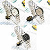 Women Wrist Watch, Zinc Alloy, with Glass, platinum color plated, for woman 20mm Approx 7.6 Inch 