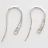 Sterling Silver Hook Earwire, 925 Sterling Silver, plated Approx 1mm 