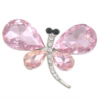 Rhinestone Zinc Alloy Ornaments, with Crystal, Butterfly, platinum color plated, flat back & faceted & with rhinestone 
