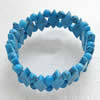 Turquoise Bracelets, blue 6mm 