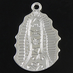 Zinc Alloy Jewelry Pendants, plated nickel, lead & cadmium free Approx 3.5mm 