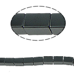 Non Magnetic Hematite Beads, Rectangle black, Grade A .5 Inch 