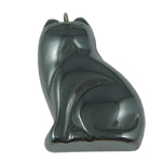Non Magnetic Hematite Pendant, with Iron, Cat, Grade A Approx 2mm 