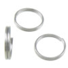Edelstahl Split Ring, 316 L Edelstahl, Kreisring, originale Farbe, 1x8.5mm, ca. 3184PCs/kg, verkauft von kg