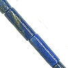 Natural Lapis Lazuli Beads, Tube Grade AB .5 Inch 