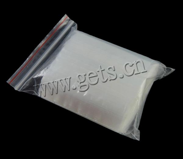 Zip Lock Bag, Plastic, Rectangle, transparent & different size for choice, Sold By Bag