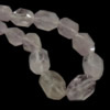 Natürliche Amethyst Perlen, Klumpen, Bohrung:ca. 1mm, Länge:ca. 14.5 ZollInch, 19PCs/Strang, verkauft von Strang