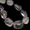 Perles améthystes Naturelles, améthyste, pepite, 10-20x13-24mm Environ 0.8-1mm Environ 14 pouce, Environ Vendu par brin