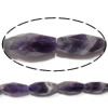Natürliche Amethyst Perlen, oval, Bohrung:ca. 2.5mm, Länge:ca. 16 ZollInch, verkauft von Strang