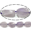 天然紫水晶のビーズ, アメジスト, 多角形, 切り面, 穴:約 2mm, 長さ:約 16 インチ, 売り手 ストランド