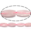 Natural Rose Quartz Beads, Oval, faceted, 14-16x34-38mm Approx 2mm Approx 16 Inch, Approx 