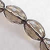 Natürliche Rauchquarz Perlen, oval, verschiedene Größen vorhanden & facettierte, Länge:16 ZollInch, verkauft von Strang